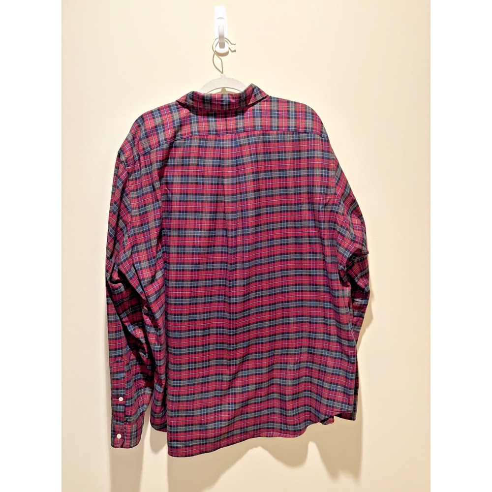 Ralph Lauren Classic Fit button down shirt XXL red plaid, Hong Kong - Picture 4 of 7